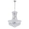 Cwi Lighting Empire 8 Light Down Chandelier With Chrome Finish 8001P18C - alternate 1